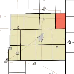 Location in Jay County