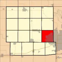 Location in Dallas County