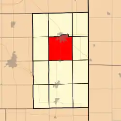 Location in Adams County