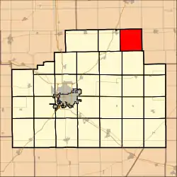 Location in McLean County