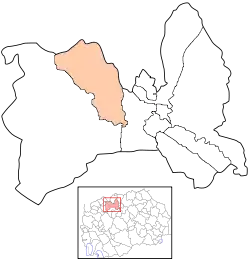 Location of Municipality of Ǵorče Petrov