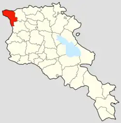 The Amasia District in Armenia