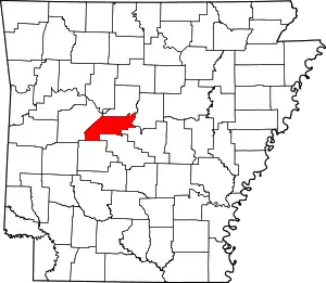 State map highlighting Perry County