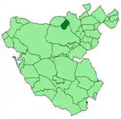 Location of Bornos