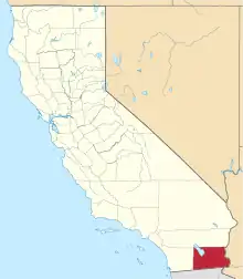 Location in the state of California