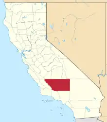 Location in the state of California