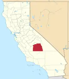 Location in the state of California