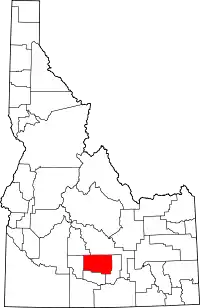 State map highlighting Lincoln County