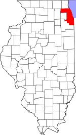 Location within Illinois