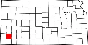 State map highlighting Grant County