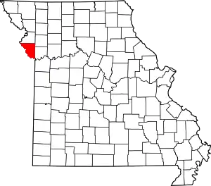 A state map highlighting Platte County in the northwestern part of the state.