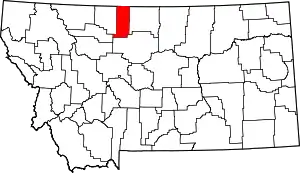 State map highlighting Liberty County