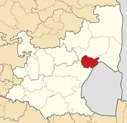 Location in Mpumalanga