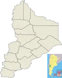 Picún Leufú is located in Neuquén Province