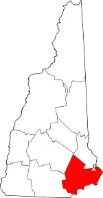 Rockingham County map