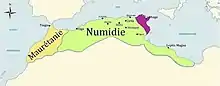 Image 28Map of Numidia (from History of Algeria)