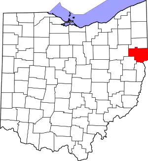 Columbiana County map