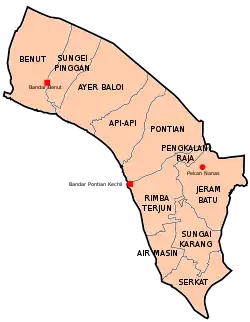 Ayer Baloi in Pontian District