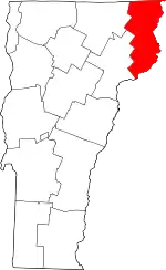 Essex County map