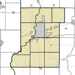 Preston is located in Vigo County, Indiana