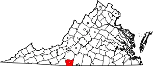 State map highlighting Henry County