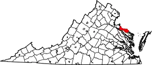 State map highlighting Westmoreland County