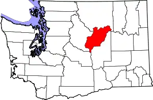 State map highlighting Douglas County