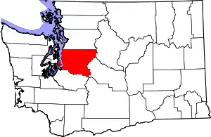 State map highlighting King County