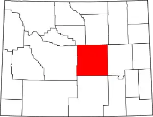 Natrona County map