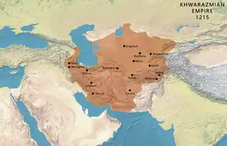 Khwarazmian Empire is located in Khwarazmian Empire