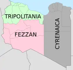 Cyrenaica as an administrative unit. It included all of eastern Libya from 1911 to 1963: Italian Cyrenaica from 1911 to 1937 and the Cyrenaica province until 1963.