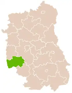 Location within the voivodeship