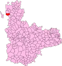 Location of Valdunquillo