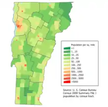 Image 53Population density of Vermont (from Vermont)