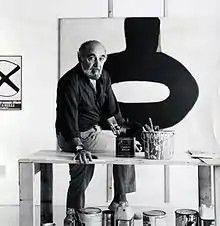 Painter Conrad Marca-Relli  in 1982.