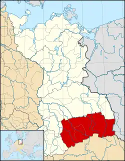 March of Meissen (red) in the early 11th century