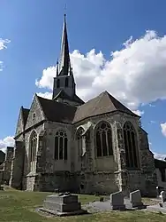 The church in Mareuil-le-Port