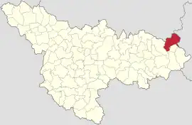 Location in Timiș County