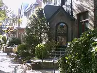 Porch on a row house