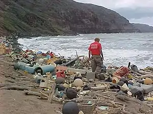 Image 58Marine debris on a Hawaiian coast in 2008 (from Pacific Ocean)