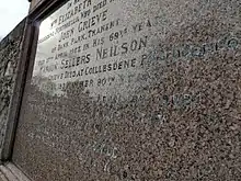 Marion Greive's Headstone - Portobello Cemetery