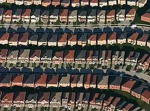 Image 11Aerial view of tract housing developments near Markham, Ontario