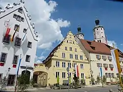 Historical market square