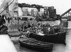 Image 8French artillery in Rabat in 1911. The dispatch of French forces to protect the sultan from a rebellion instigated the Agadir Crisis. (from History of Morocco)