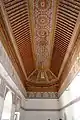 Decorated ceiling in another room around the courtyard