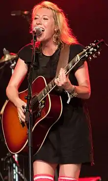 Wainwright performing at the Cambridge Folk Festival, 2008