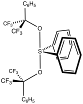 Martin's sulfurane with a see-saw structure, like that of SF4