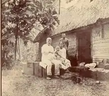 Image 25Martin Kleis (1850–1908) with Kotalo Kleis and their son Hans Martin Kleis. (from History of Tuvalu)