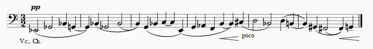 Martinu Symphony No. 1, 3rd movement, theme