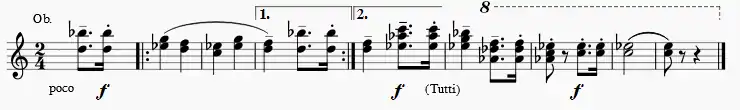 Martinu Symphony No. 1, 4th movement, theme